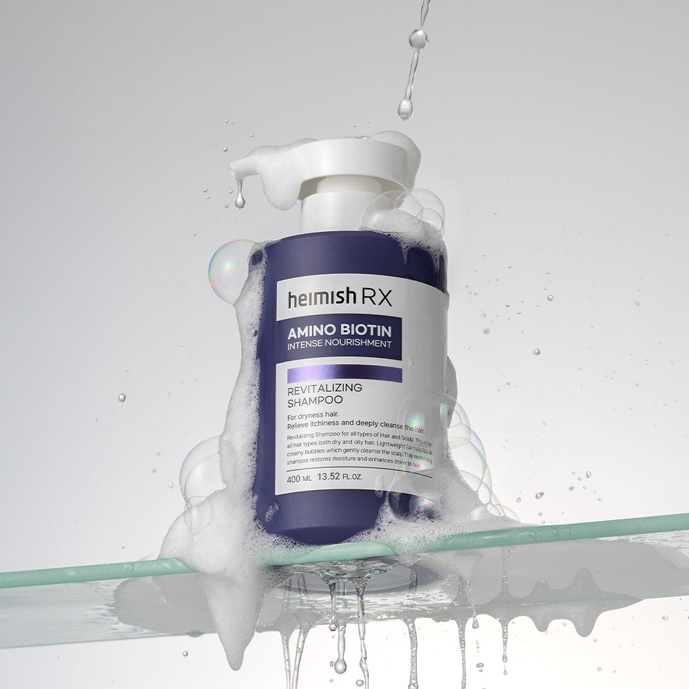 Heimish RX Amino Biotin Revitalizing Shampoo, 400ml tekstūra