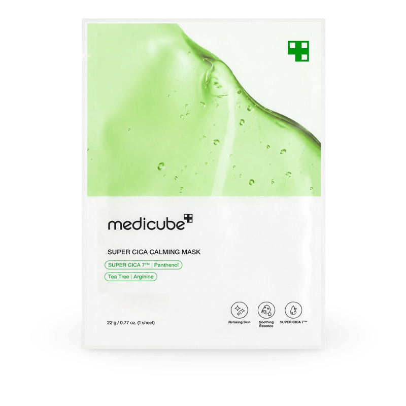 Lakštinė veido kaukė Medicube Super Cica Calming Mask, 22g