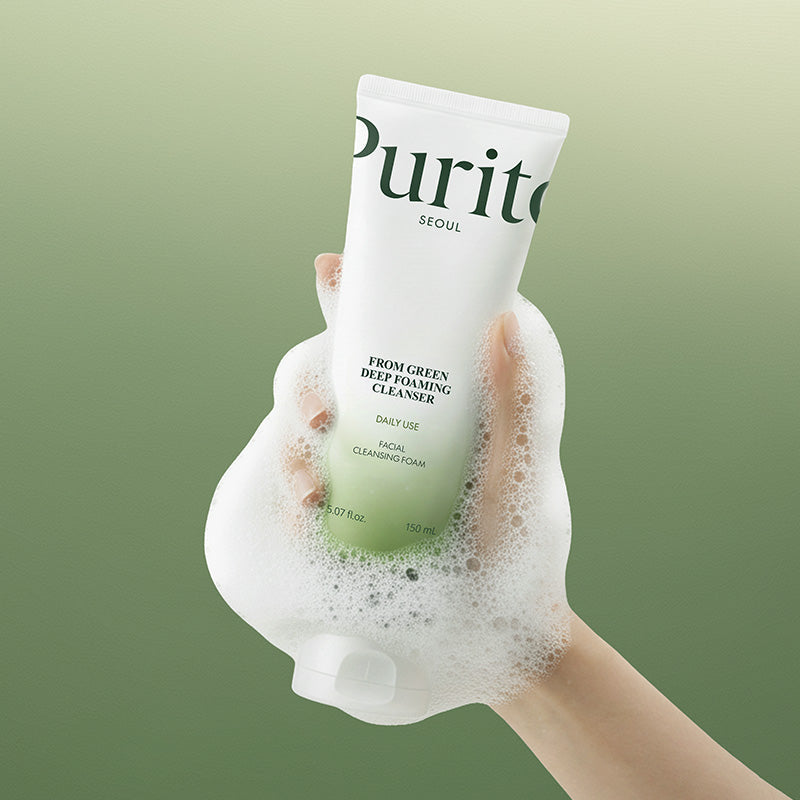 Purito SEOUL From Green Deep Foaming Cleanser, 150ml konsistencija