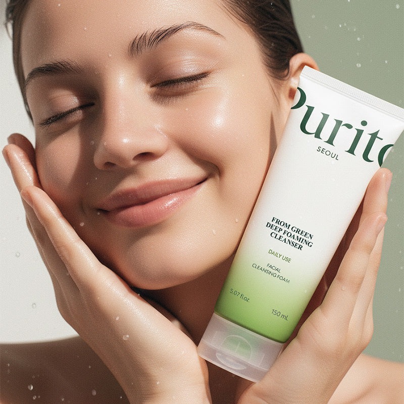 Purito SEOUL From Green Deep Foaming Cleanser, 150ml prausiklis