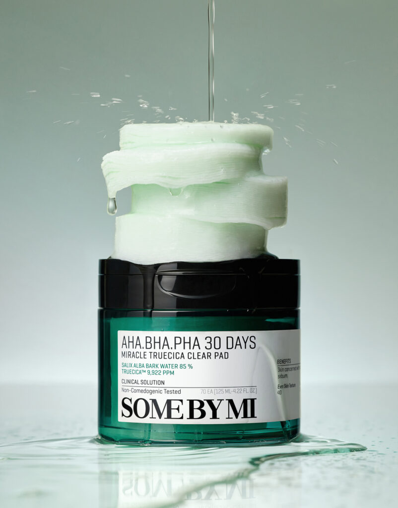 SOME BY MI AHA BHA PHA 30 days Miracle True Cica Clear Pad, 70vnt. konsistencija