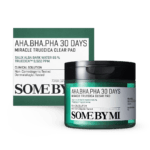 SOME BY MI AHA BHA PHA 30 days Miracle True Cica Clear Pad, 70vnt. pakuotė