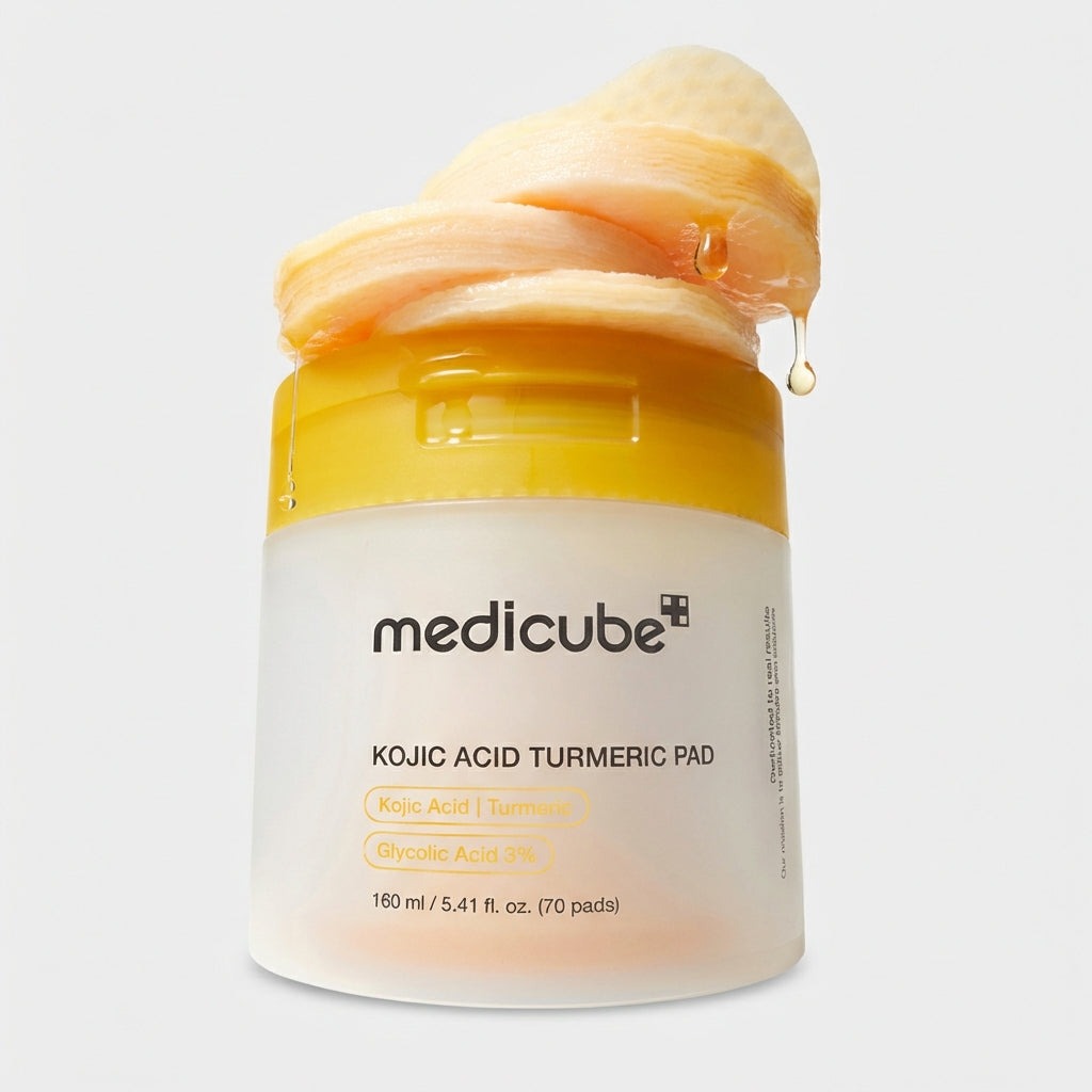 Medicube Kojic Acid Turmeric Pad, 70vnt. konsistencija