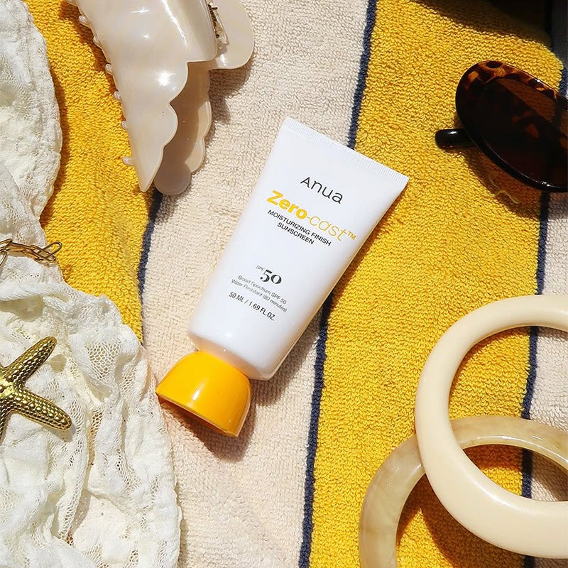 Anua Zero-Cast Moisturising Suncream kremas nuo saulės