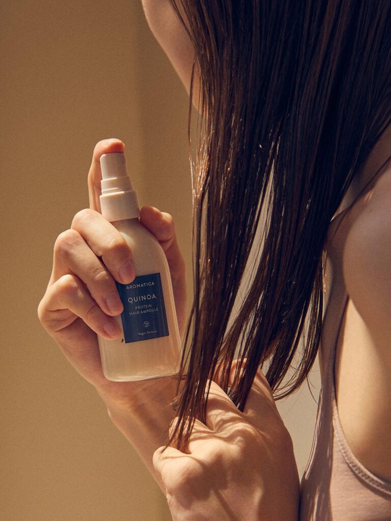 Aromatica Quinoa Protein Hair Ampoule, 100ml plaukų ampulė