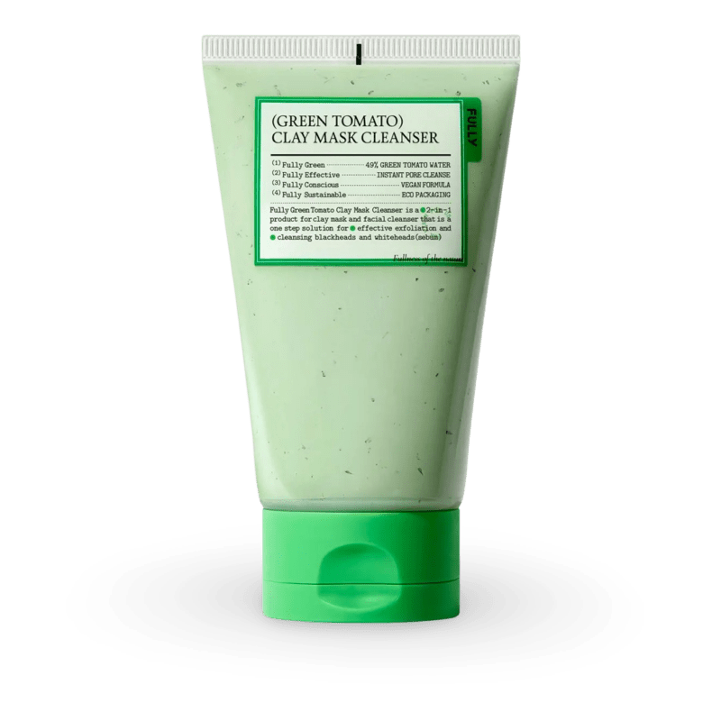 Veido prausiklis FULLY Green Tomato Clay Mask Cleanser, 120ml