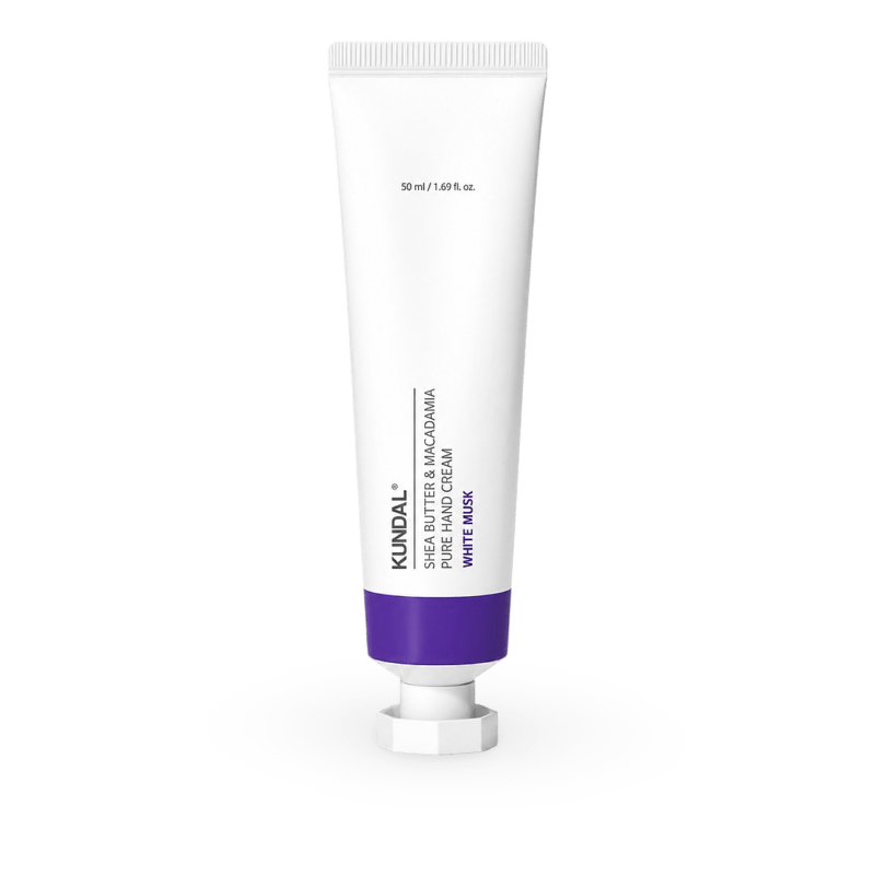 Rankų kremas KUNDAL Shea Butter & Macadamia Pure Hand Cream White Musk, 50ml