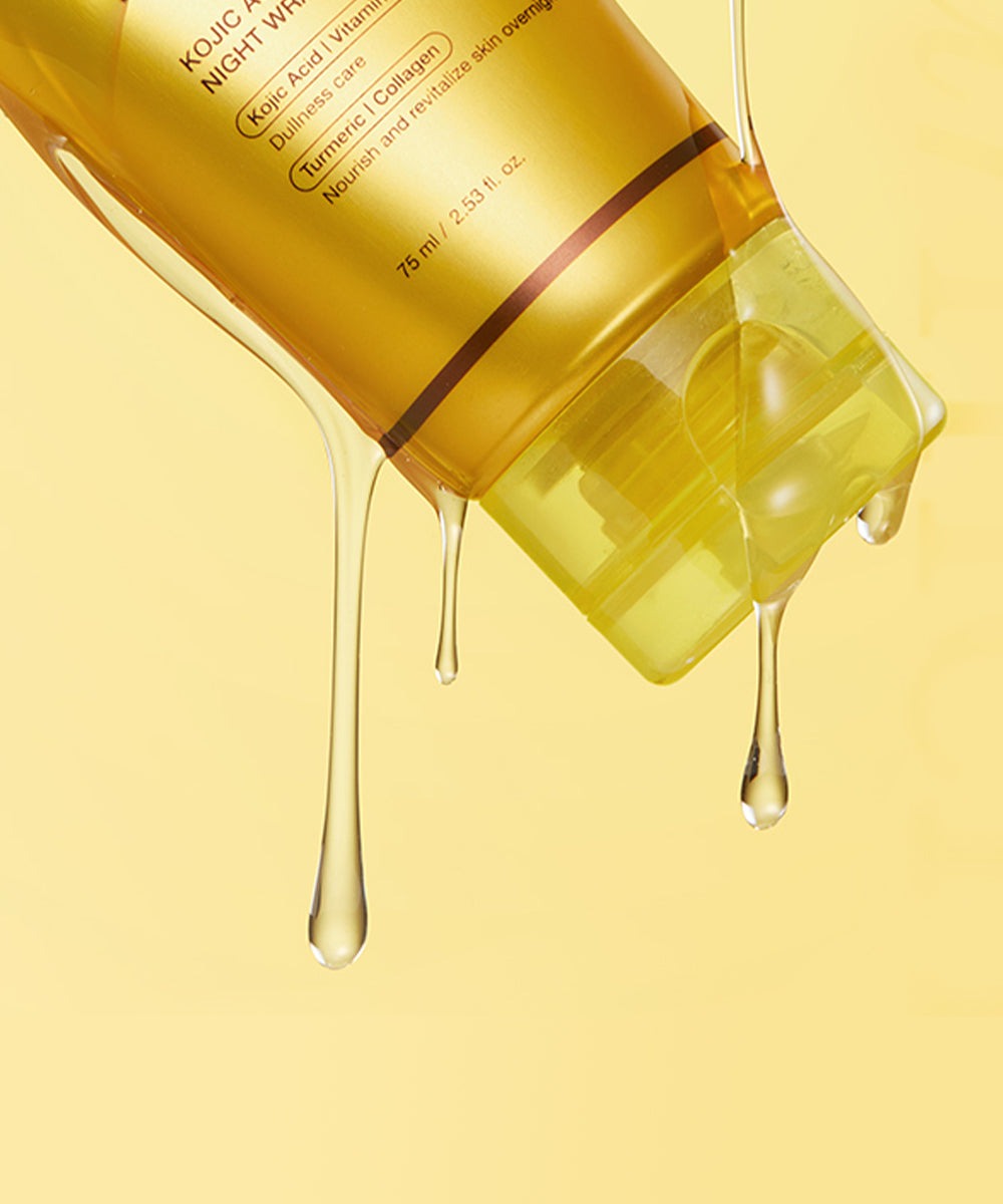 Medicube Kojic Acid Turmeric Night Wrapping Mask, 75ml konsistencija