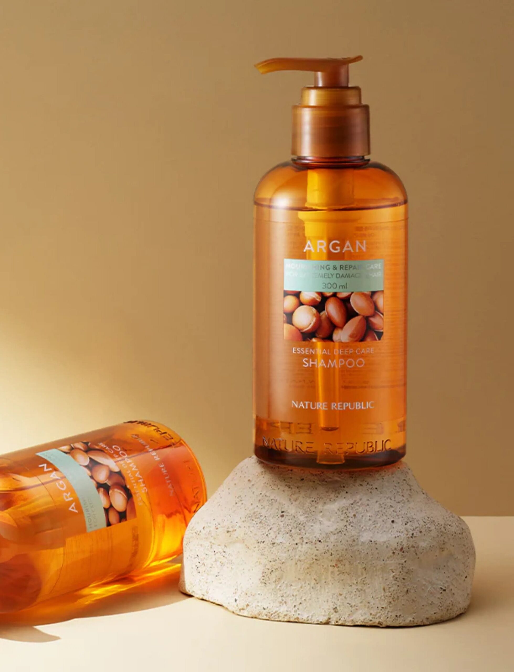 Nature Republic Argan Essential Moisture Repairing Shampoo, 300ml
