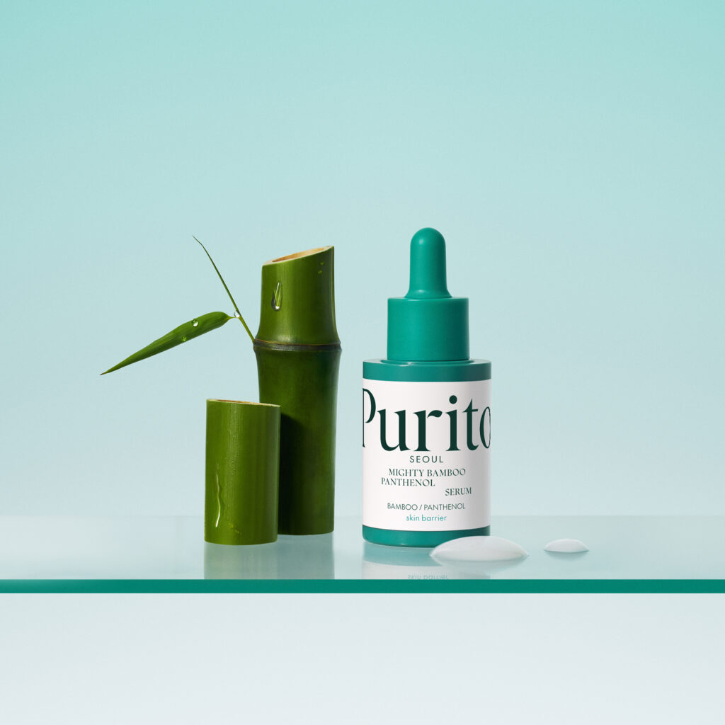 Purito Seoul Mighty Bamboo Panthenol Serum, 30ml tekstūra