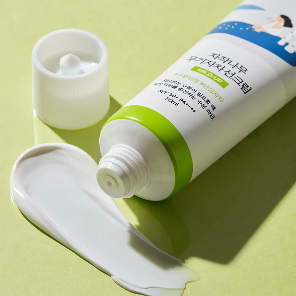 Round Lab Birch Juice Mild-Up Sunscreen SPF50, 50ml konsistencija