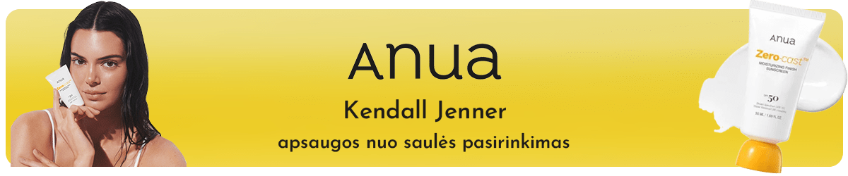 Kendall Jenner SPF apsaugos nuo saulės pasirinkimas