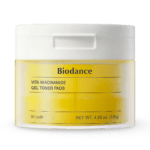 Veido toniko padeliai Biodance Vita Niacinamide Gel Toner Pads, 60vnt.