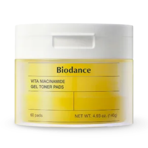 Veido toniko padeliai Biodance Vita Niacinamide Gel Toner Pads, 60vnt.