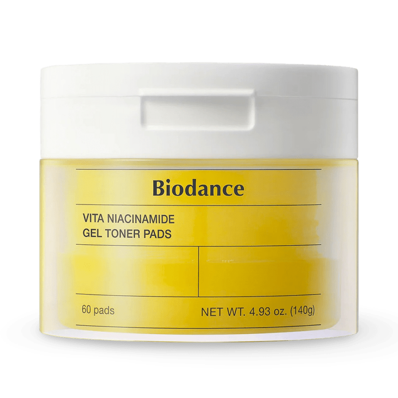 Veido toniko padeliai Biodance Vita Niacinamide Gel Toner Pads, 60vnt.