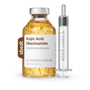 Veido serumas Sungboon Editor SBEDT Kojic Acid Niacinamide Brightening Ampoule, 40ml