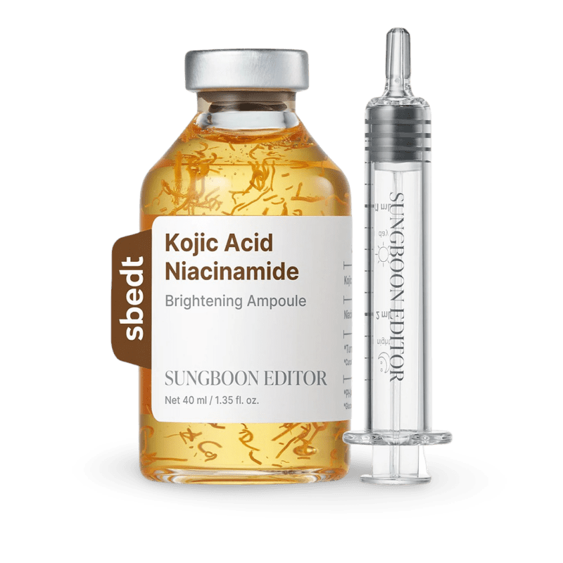 Veido serumas Sungboon Editor SBEDT Kojic Acid Niacinamide Brightening Ampoule, 40ml