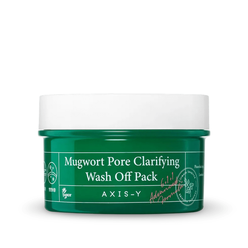 Tepama veido kaukė AXIS-Y Mugwort Pore Clarifying Wash Off Pack, 100ml