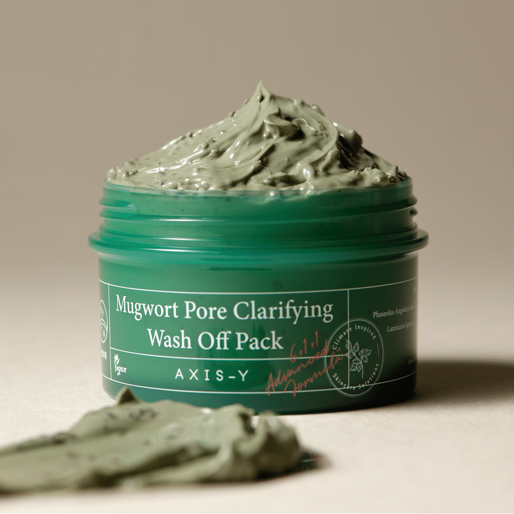 AXIS-Y Mugwort Pore Clarifying Wash Off Pack, 100ml tekstūra