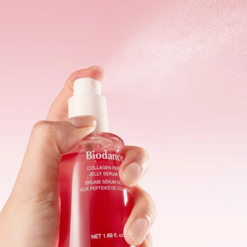 Biodance Collagen Peptide Jelly Serum Mist, 50ml naudojimas
