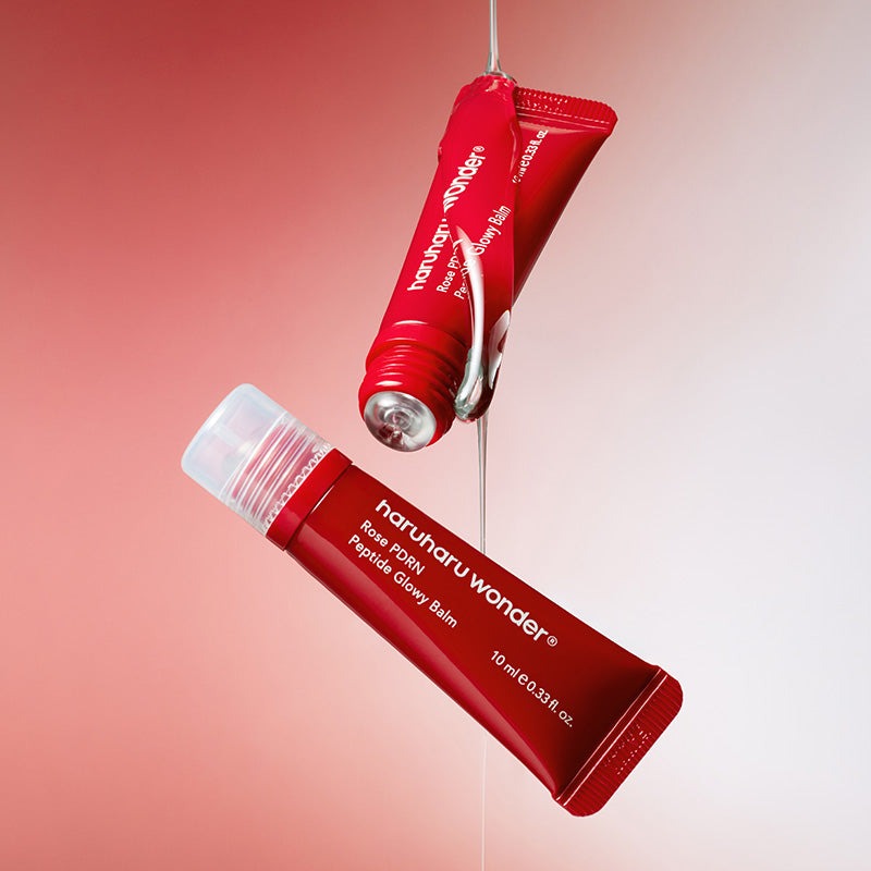 Haruharu Wonder Rose PDRN Peptide Glowy Balm Glossy Clear, 10ml konsistencija
